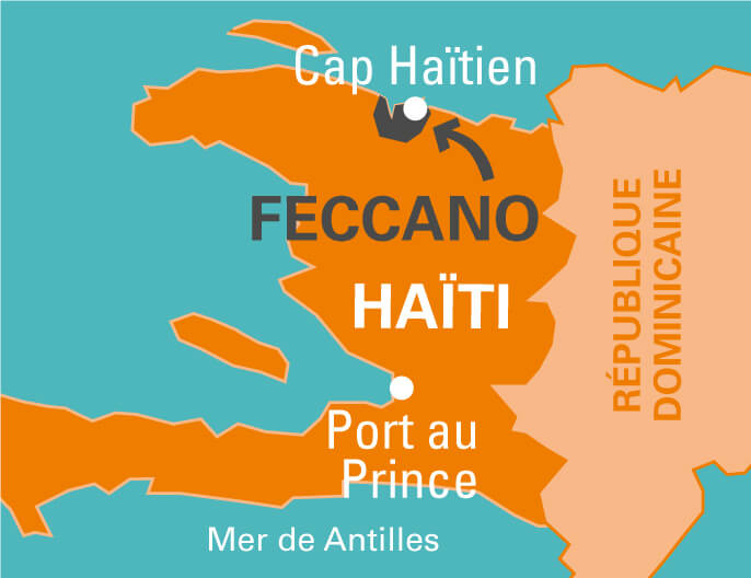 Carte coopÃ©rative FECCANO en Haiti cacao muesli chocolat